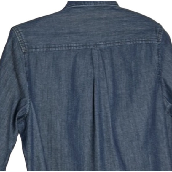 Jean shirt, Blue denim shirt  LEE Riders, NWT!western,cotton XL,festival,outdoor - Picture 8 of 15